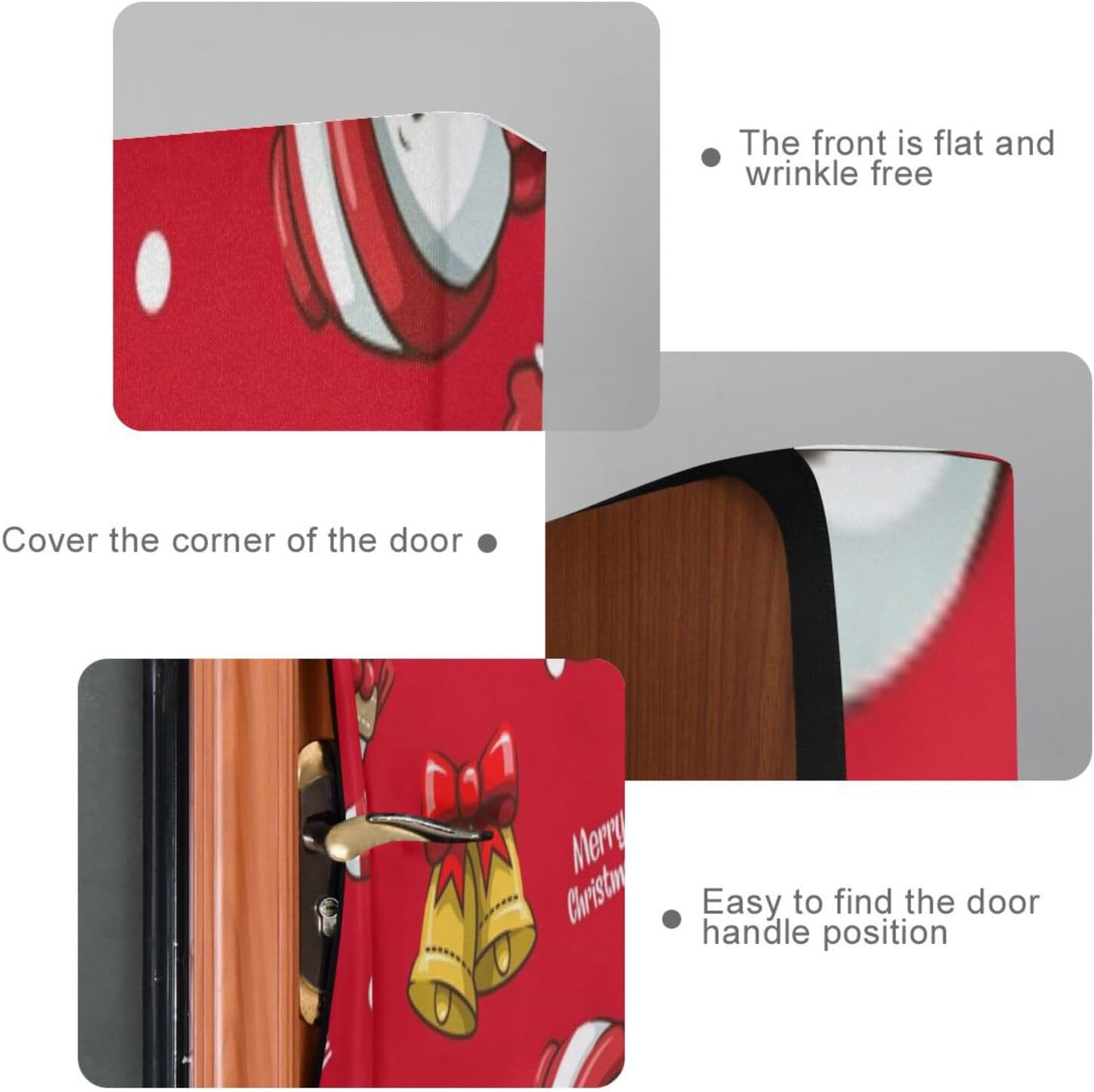 Susiyo Santa Bear Bell Halloween Door Cover