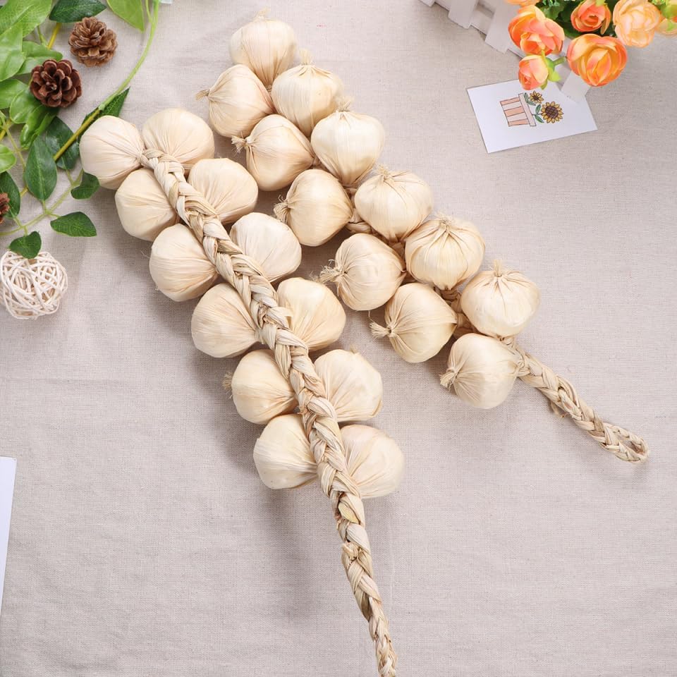 2pcs 20 Inch Artificial Garlic Strings for Halloween Decor