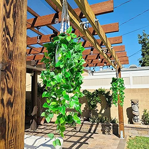 UV Resistant Artificial Hanging Plants 2pcs