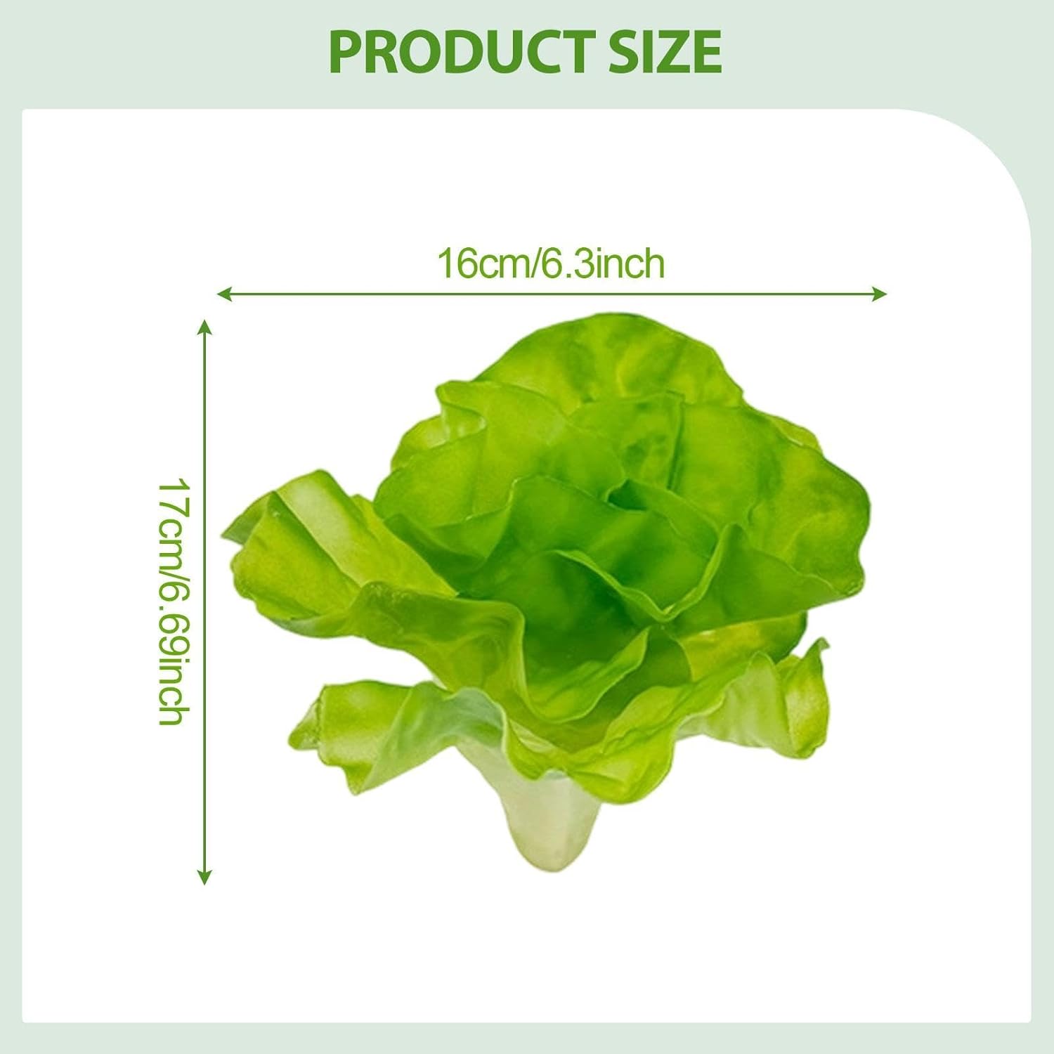 Artificial Vegetable Faux Veggie Kitchen Decor Model 17x26cm