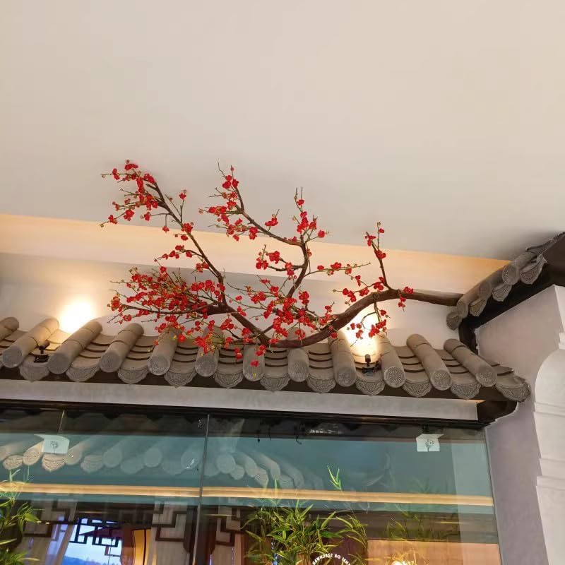 Artificial Plum Blossom Tree 1mx08m Fake Branches for Decor