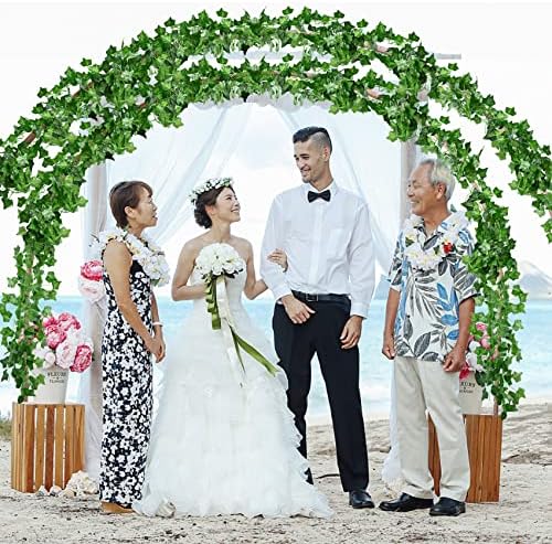 ADORAMOUR Artificial Ivy Garlands 6Pack 83 Inch Realistic Greenery