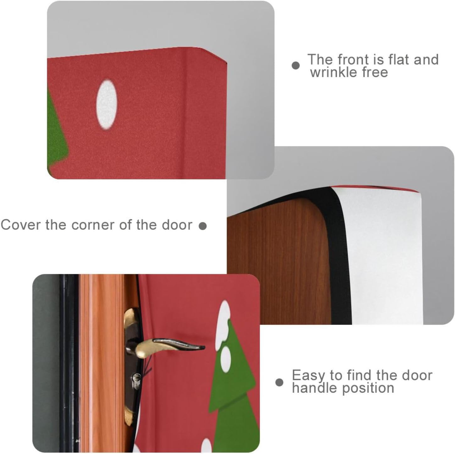 Susiyo Trees Cute Snowman Halloween Door Cover