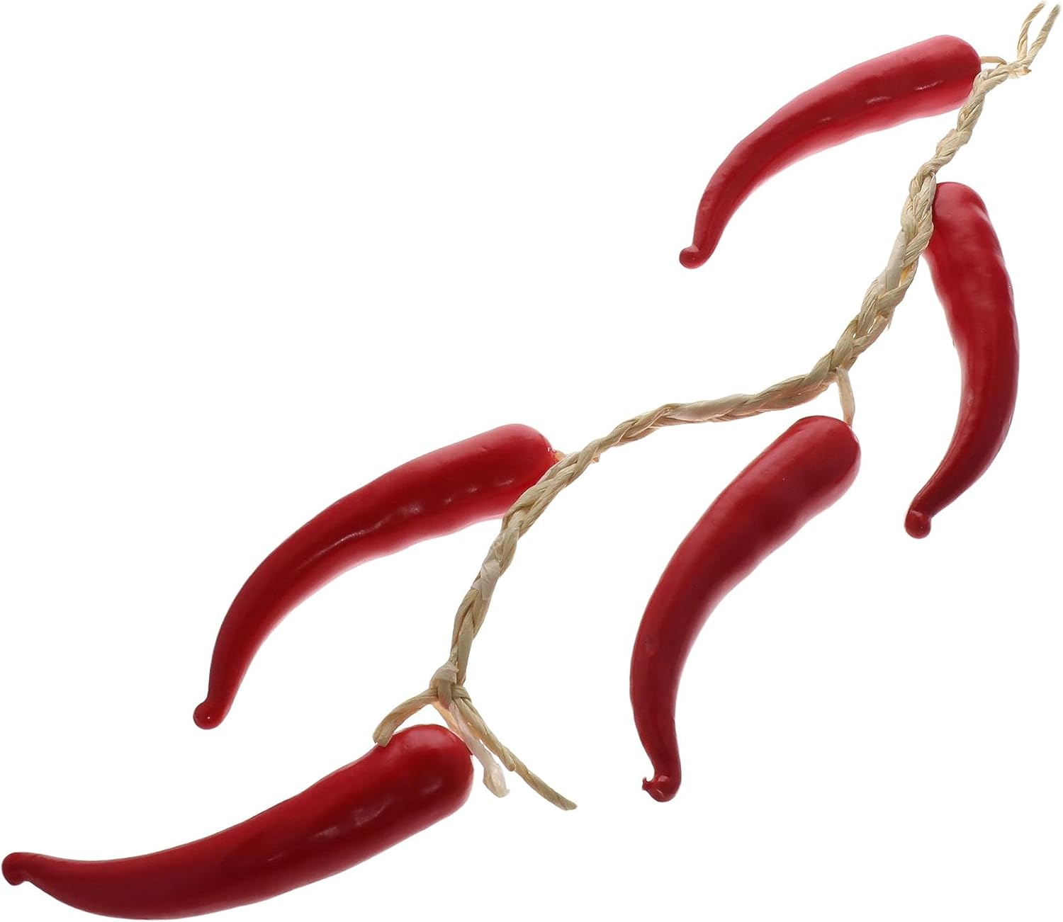 Leadigol Artificial Hanging Chili Plant Decor