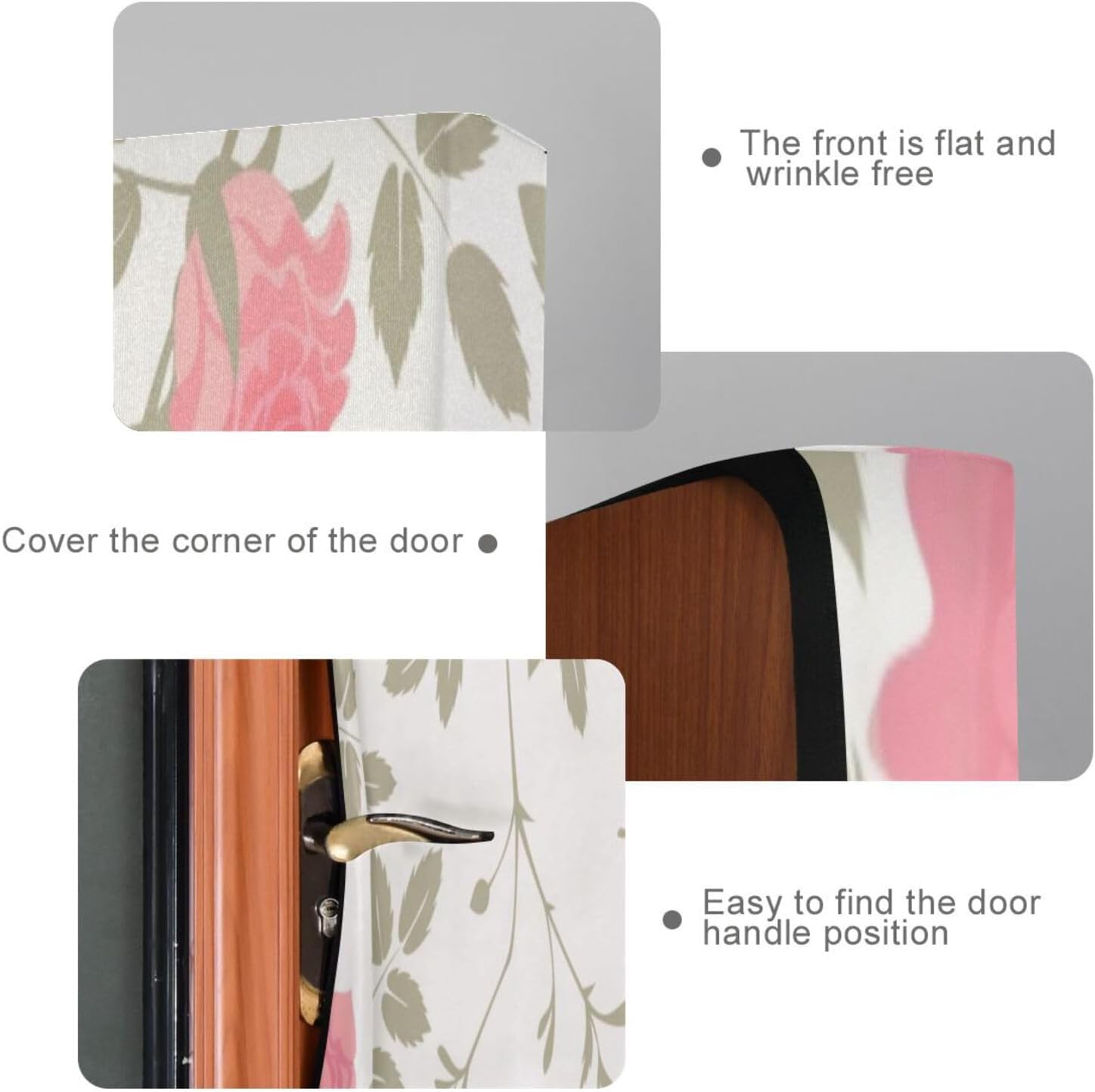 Susiyo Floral Vector Halloween Door Cover Stretch Fabric