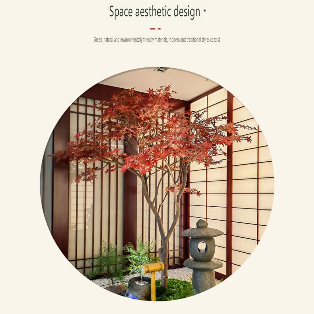 ESRADA Decorative Artificial Red Maple Tree 1x06m