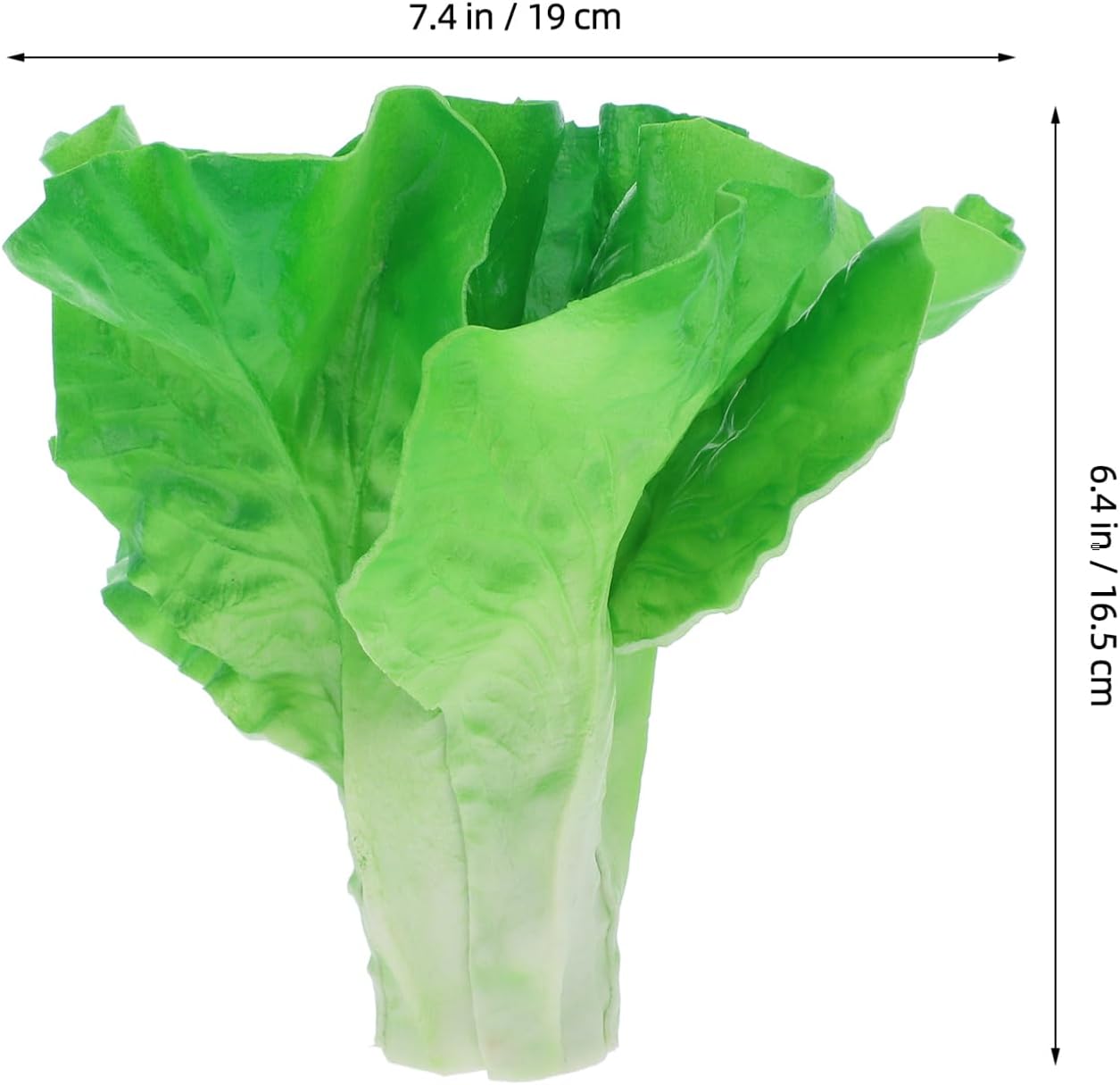 PRETYZOOM Realistic Artificial Lettuce Leaves Salad Decor