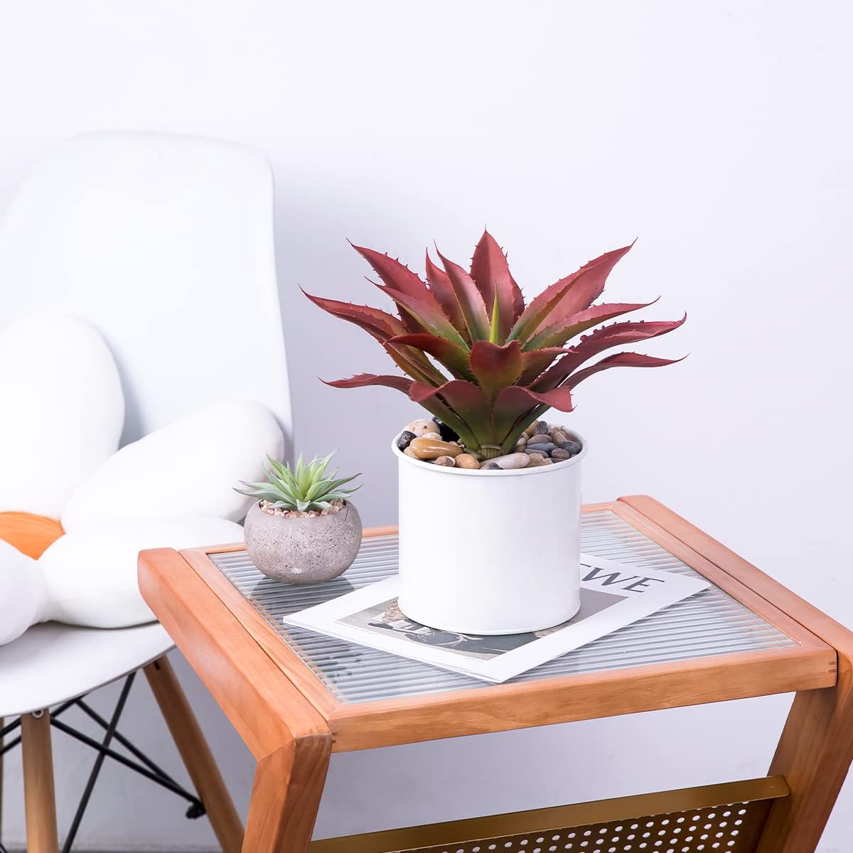 Veryhome Artificial Aloe Plant 125 Inch Decor