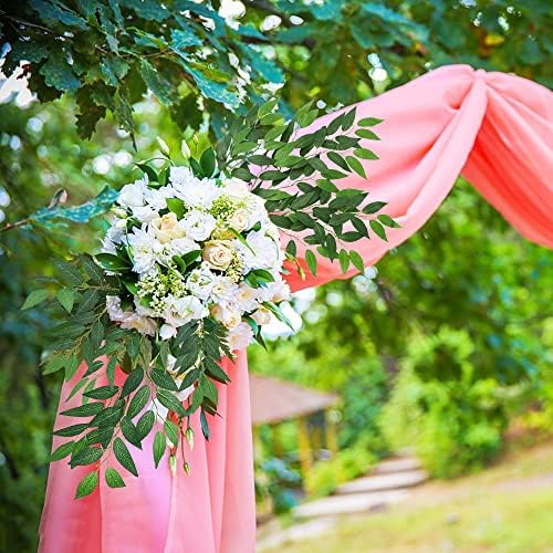 WEISPARK Artificial Italian Ruscus Garland 27in Greenery Stems