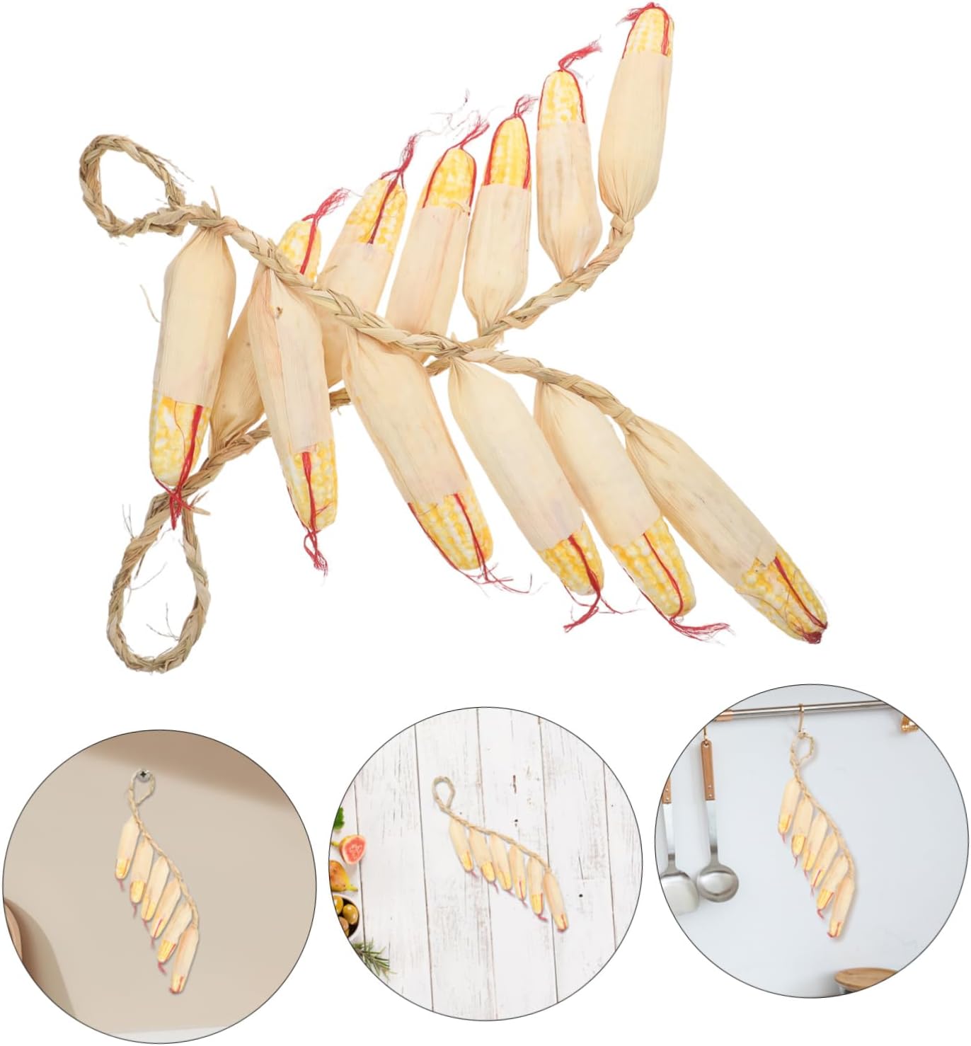 Cabilock Realistic Artificial Corn Hanging Decor