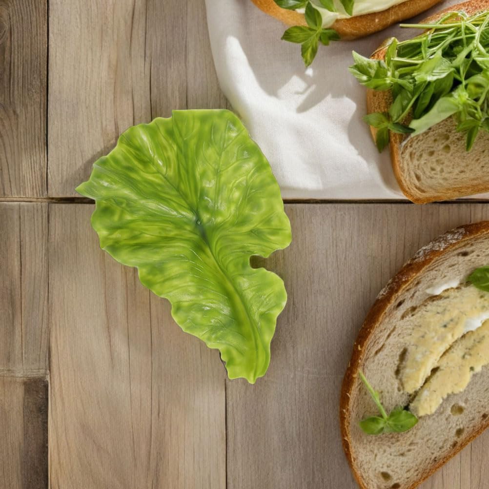 Realistic Artificial Lettuce Leaves for Kitchen Display