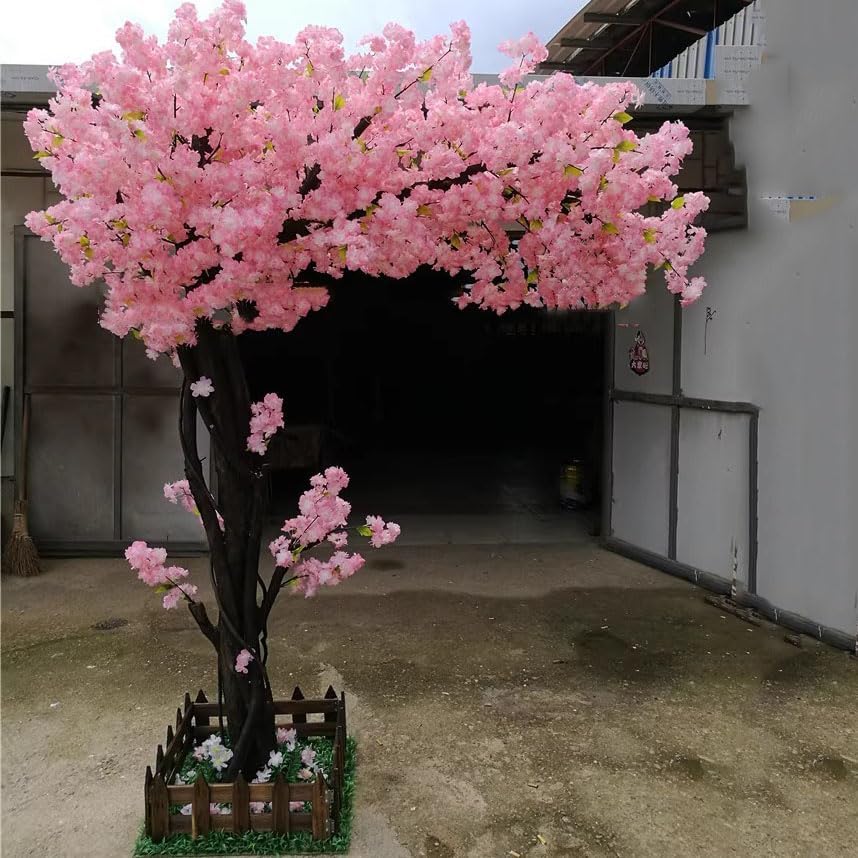 Artificial Pink Cherry Blossom Tree 1m x 08m