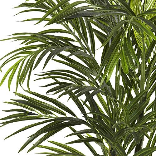 Nearly Natural 25ft Artificial Areca Palm Tree UV Resistant Indoor Outdoor