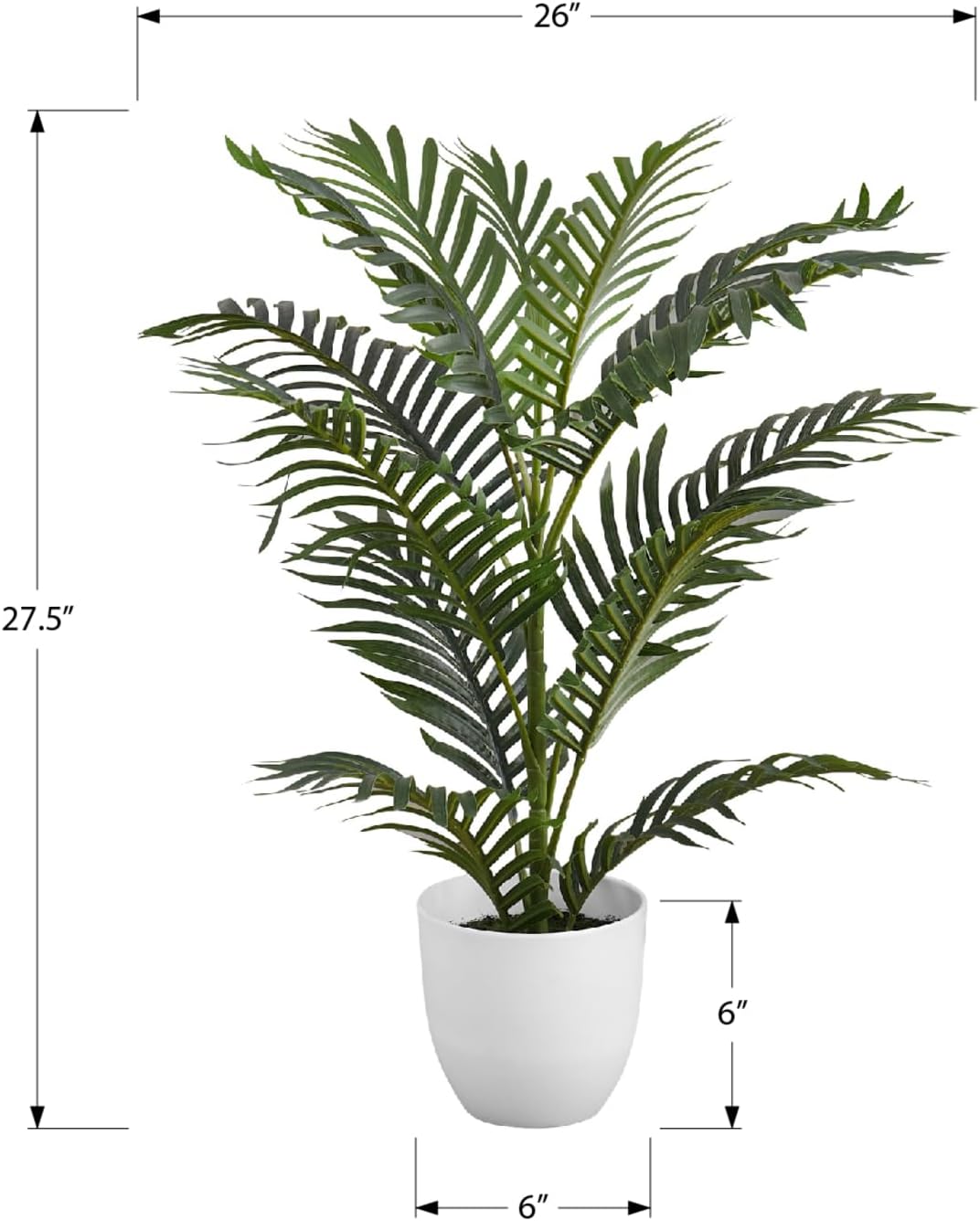 Monarch Specialties I 9508 Artificial Palm Tree