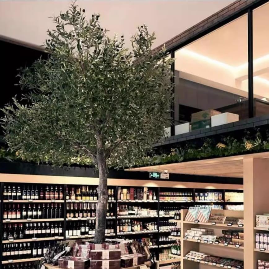 Artificial Olive Tree with Sakura Flowers 1mx08m