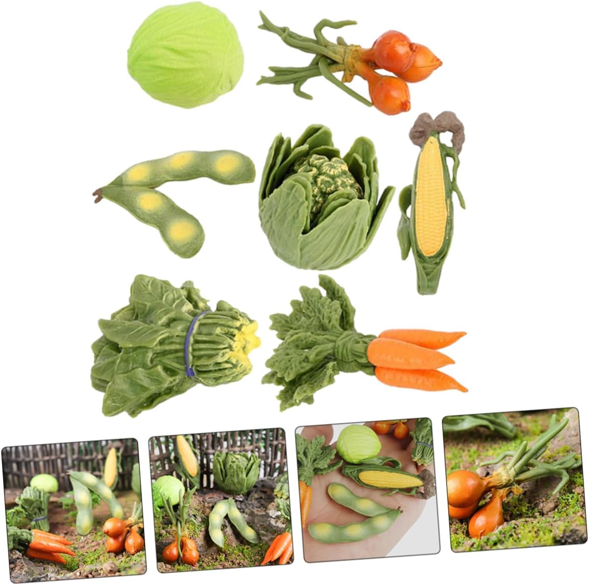 VOSAREA Lifelike Artificial Vegetable Model Set 1-Piece