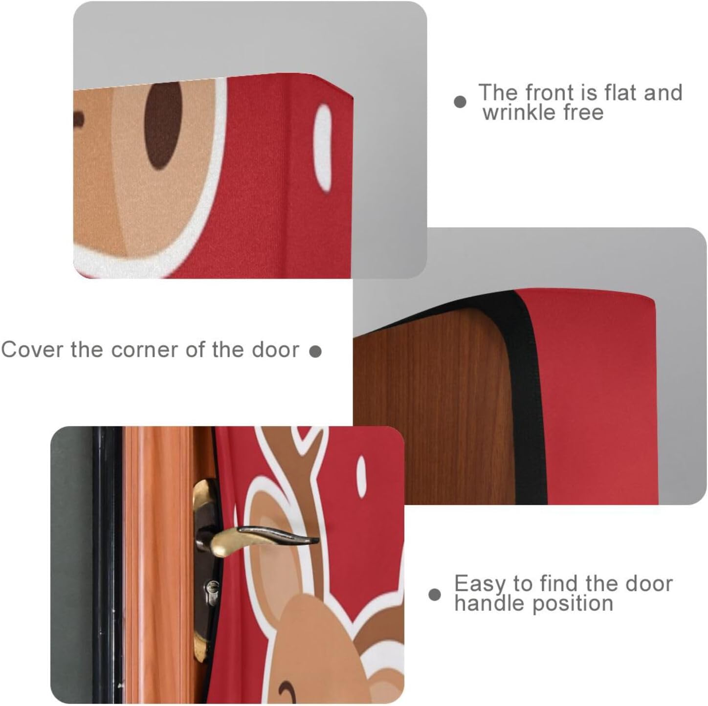 Susiyo Reindeer Door Cover for Halloween Decor