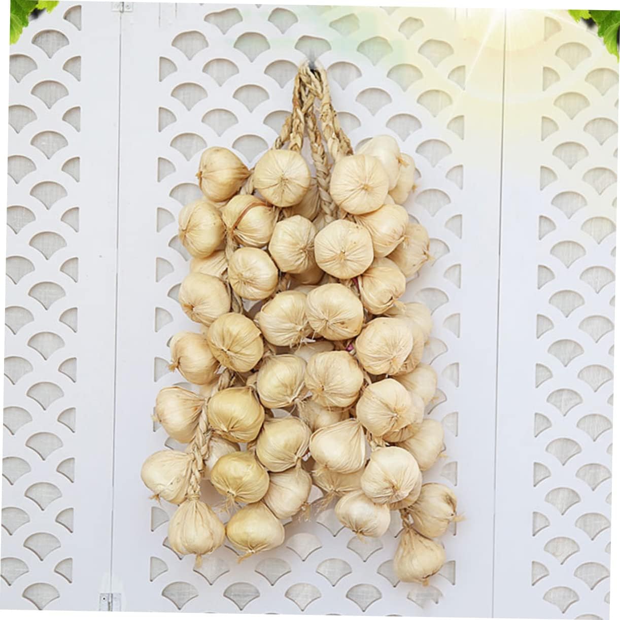 2pcs Realistic Garlic Strings Home Kitchen Decor