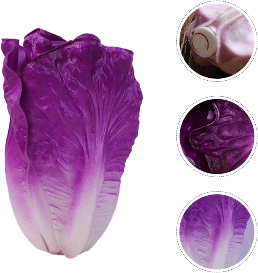 Realistic Artificial Lettuce Decoration for Home Kitchen