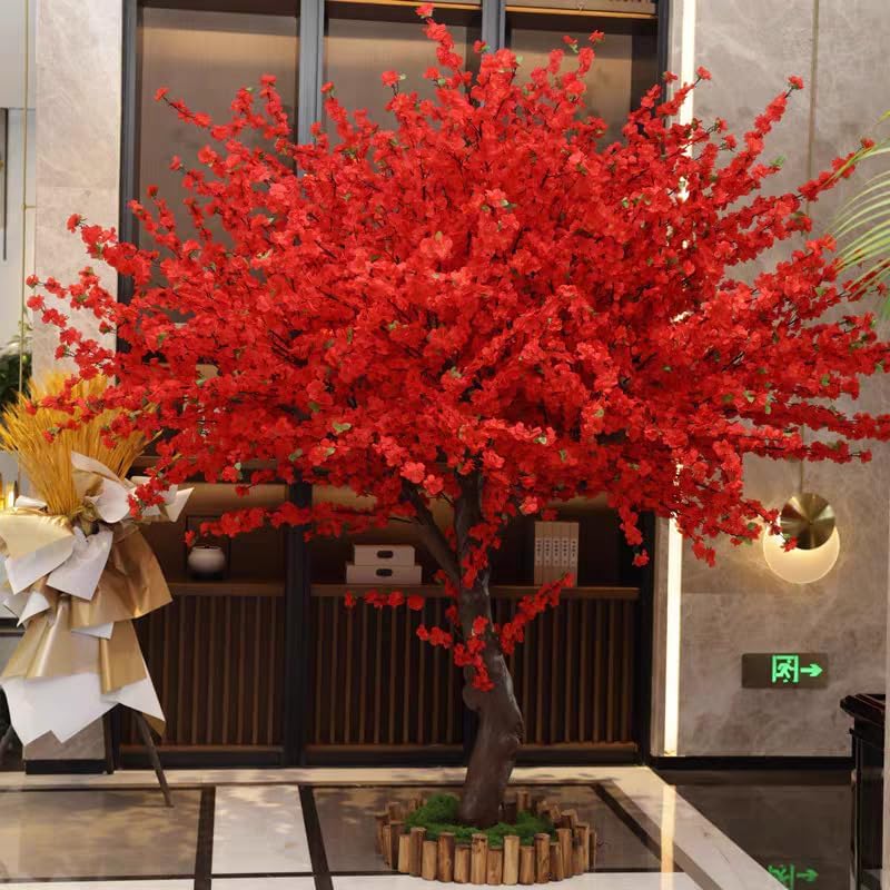 EUEUE Artificial Trees 1mx08m Peach Blossom Tree
