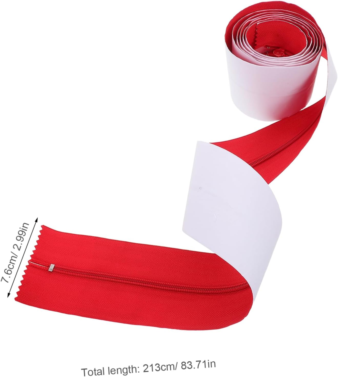 Toyvian Self Adhesive Dust Barrier Zipper Door Cover