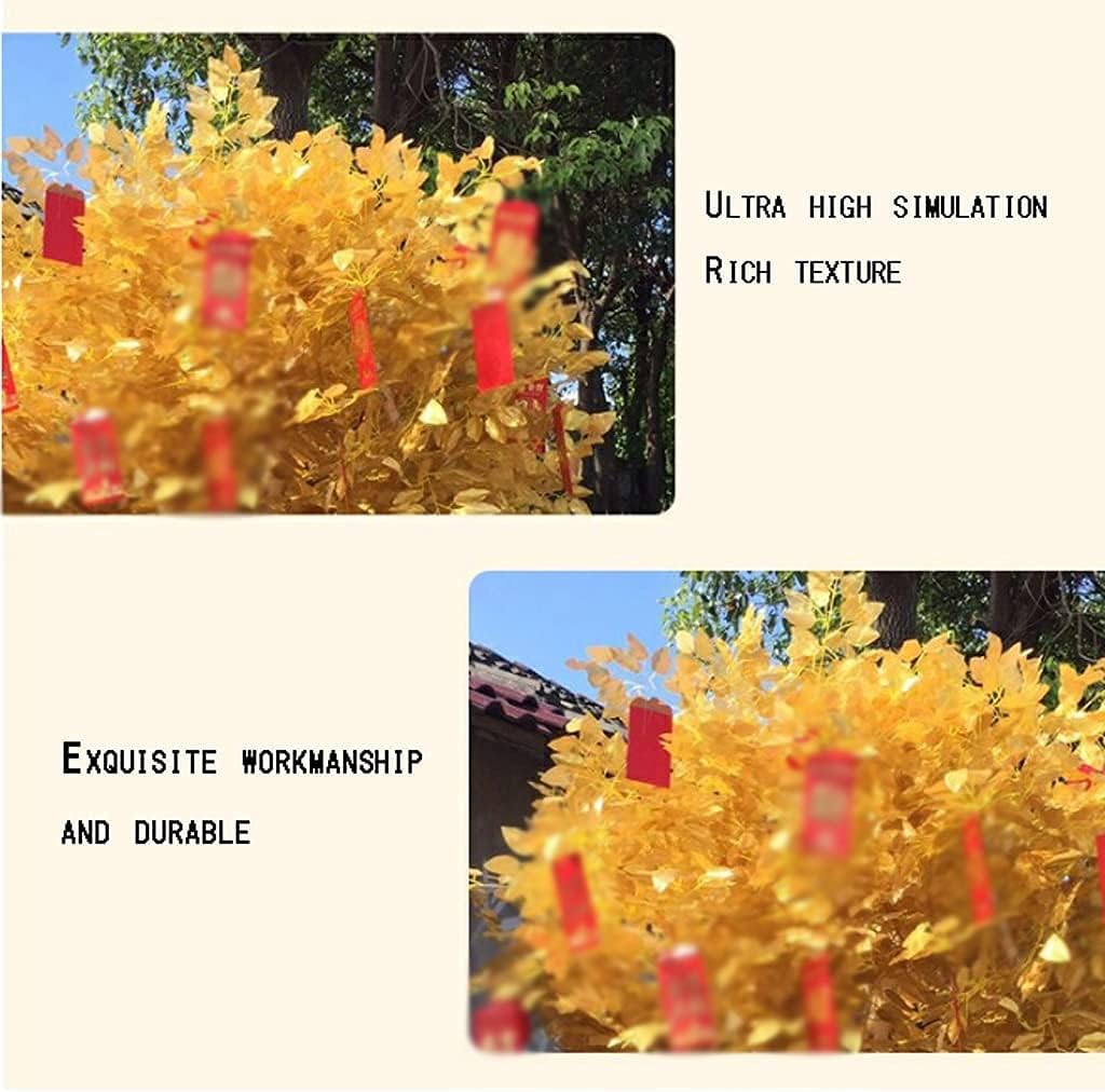 EUEUE Simulation Banyan Tree Artificial Gold Tree Wishing Tree Decor