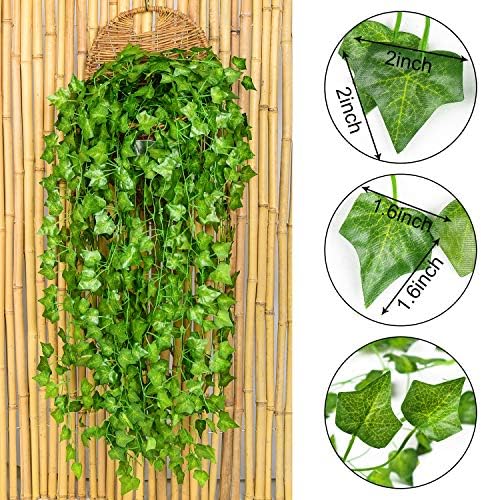 DearHouse 24 Pack Artificial Ivy Garland Plants