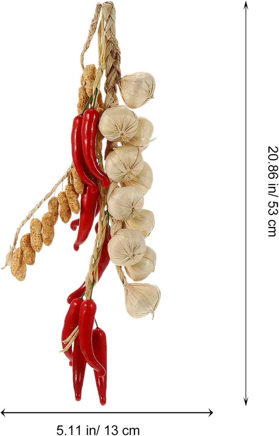 BESPORTBLE Artificial Vegetable Hanging Decor Set of 3