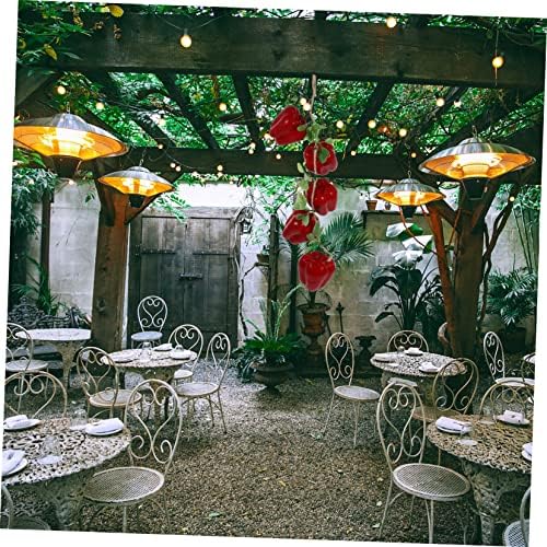 Garneck Realistic Artificial Red Pepper Decorative Pendant