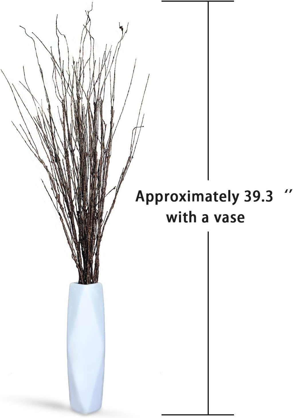 10PCS Artificial Curly Willow Branches 307 Inch Lifelike Decor