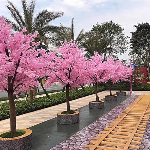 Japanese Silk Flower Cherry Blossom Tree 1x06m Artificial Decor