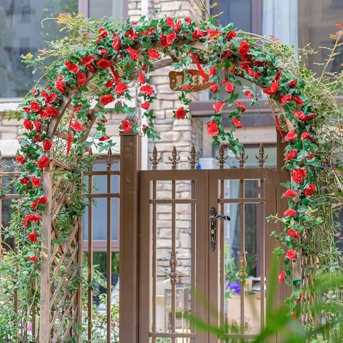 5Pcs Artificial Rose Garland for Wedding Arch Garden Decor