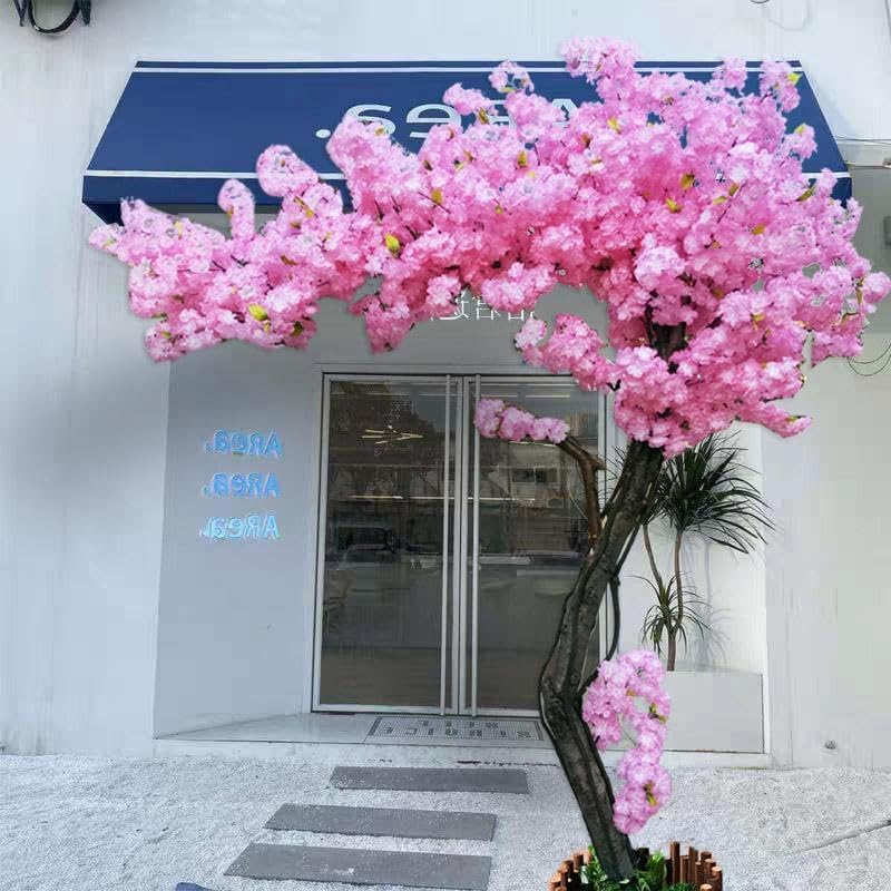 Artificial Cherry Blossom Tree 1mx08m for Home Wedding Decor