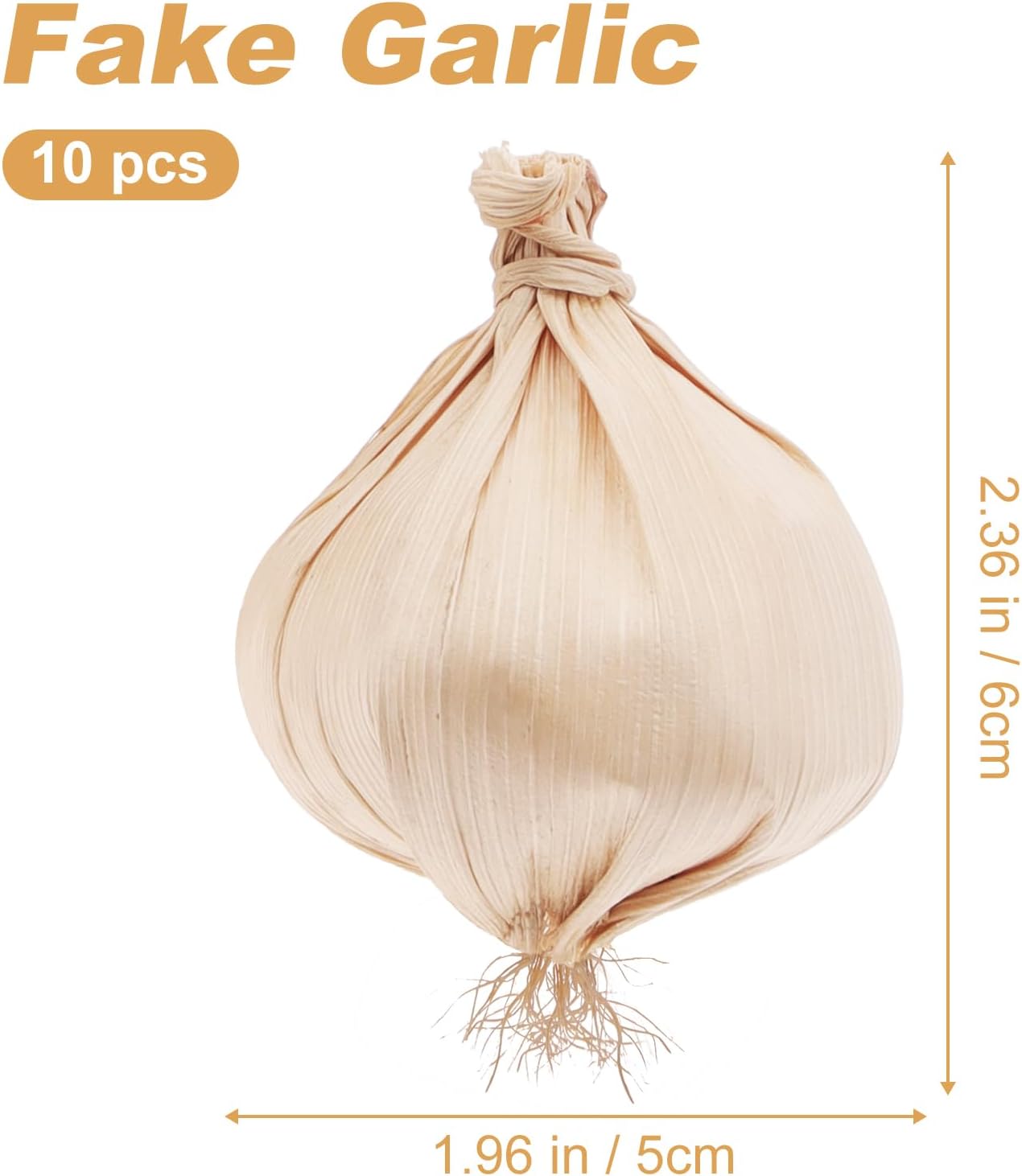 Folmywy Artificial Garlic 10 Pcs Lifelike Home Decor