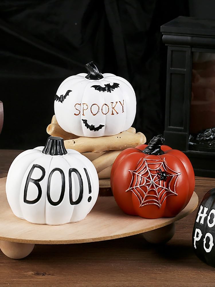 Marooma Halloween Resin Pumpkins Decor