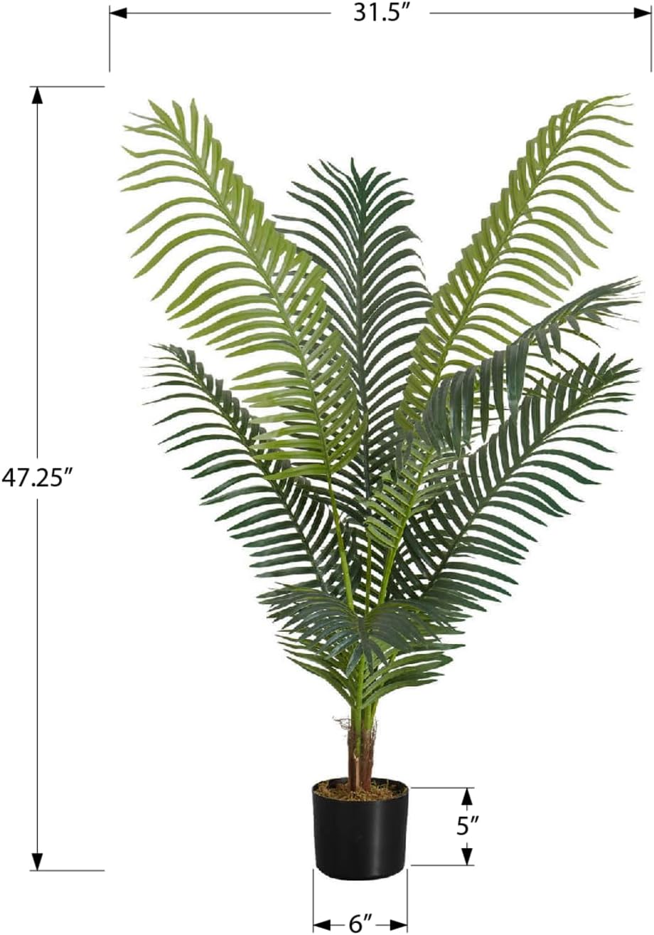 Monarch Specialties I 9537 Artificial Palm Tree 47 Inch