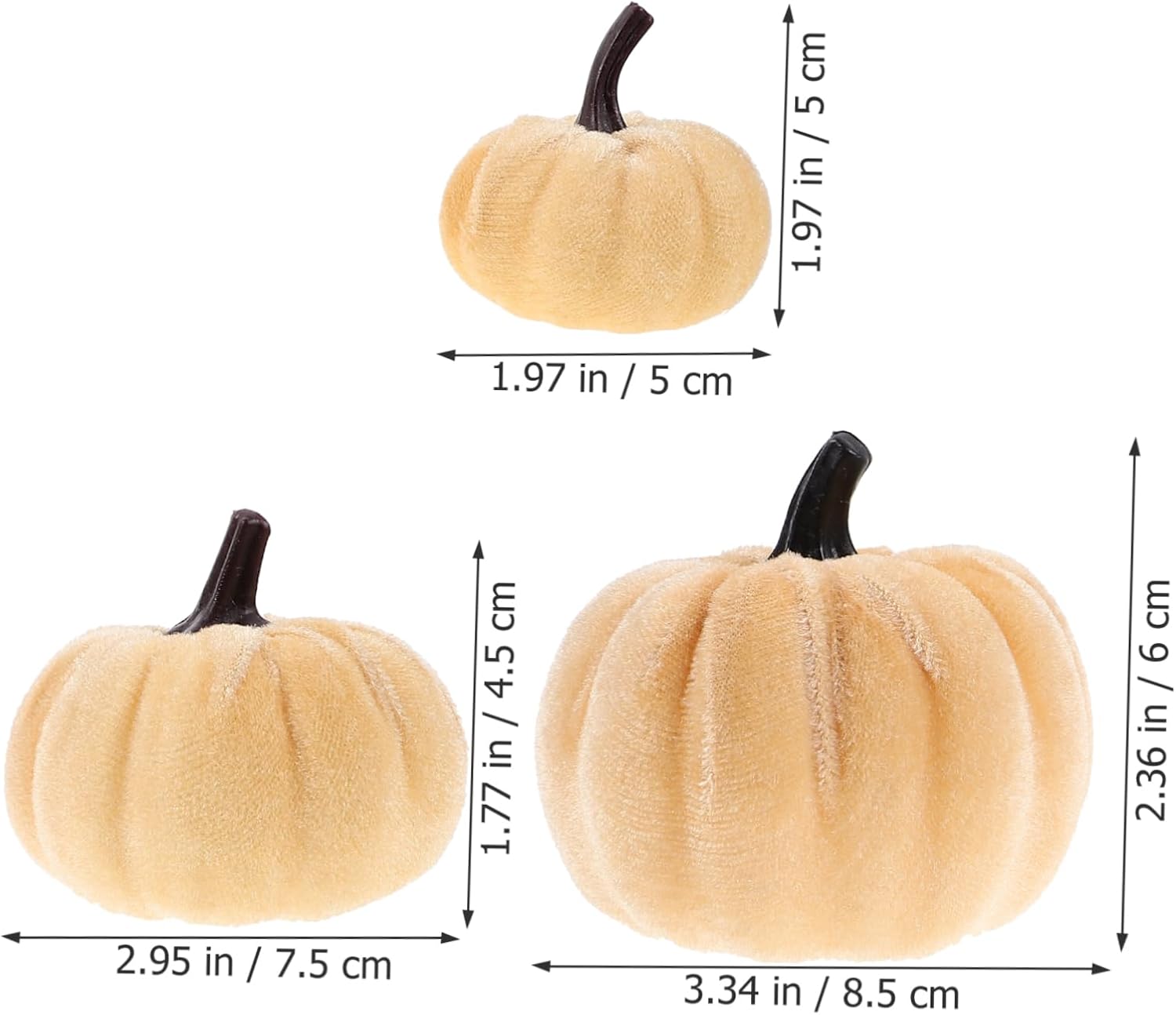 DIY Halloween Decorations 6 Pack Fake Pumpkins Party Centerpiece