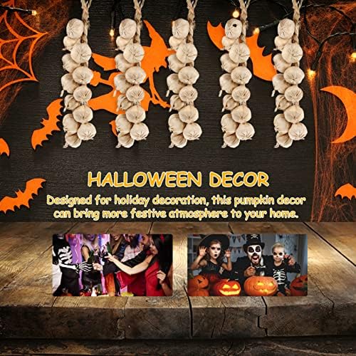Amosfun Artificial Garlic String for Halloween Decor