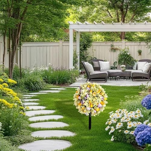 Elegant Rose Tree Ground Decor