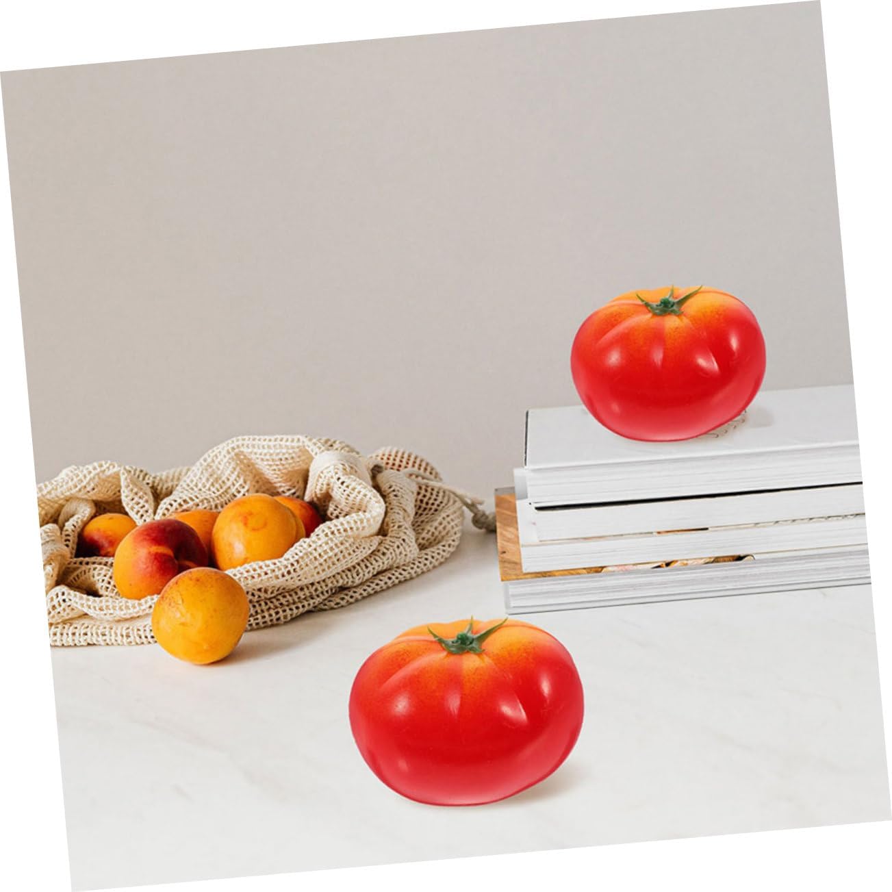 10pcs High Simulation Artificial Tomato Models for Decor