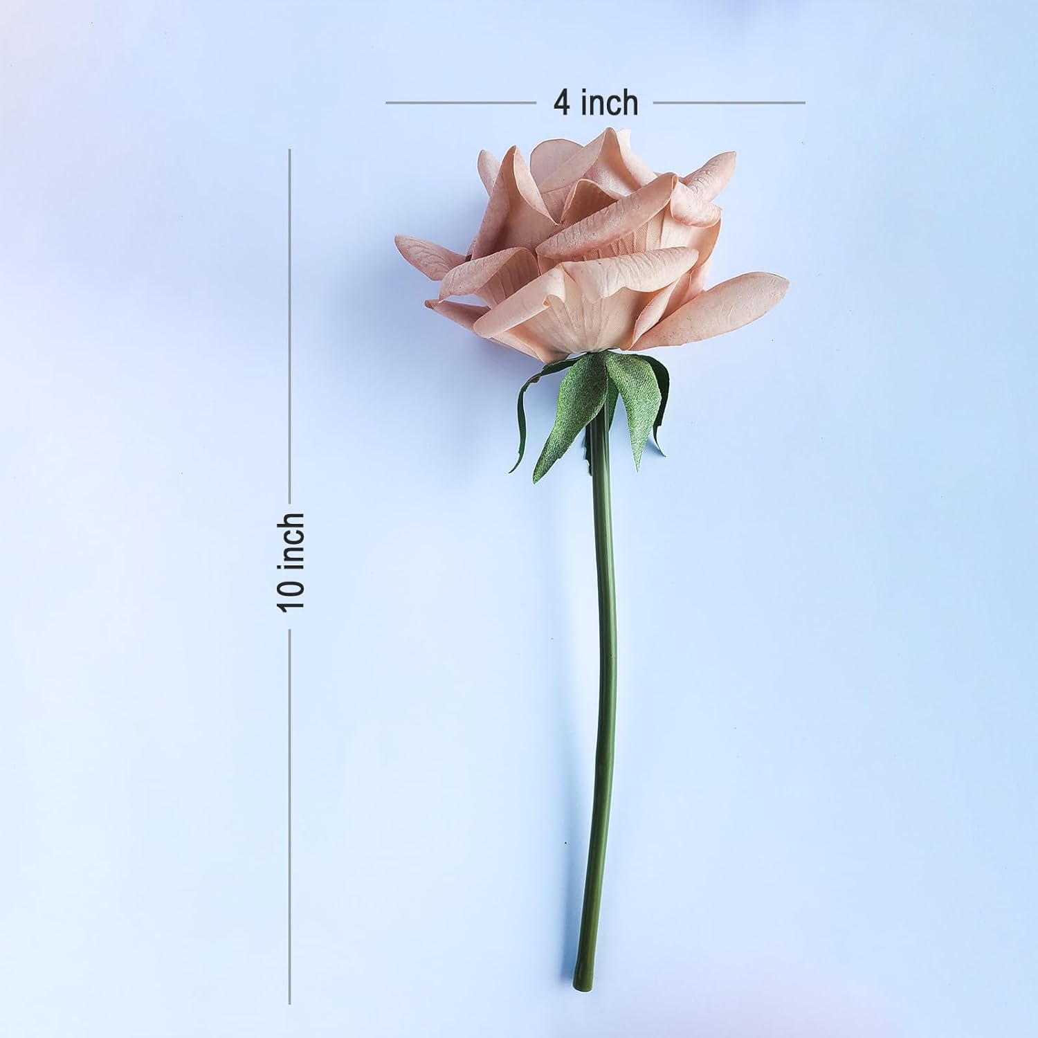 SYFASHRAN Artificial Rose Set 6pcs Real Touch Roses with Stems