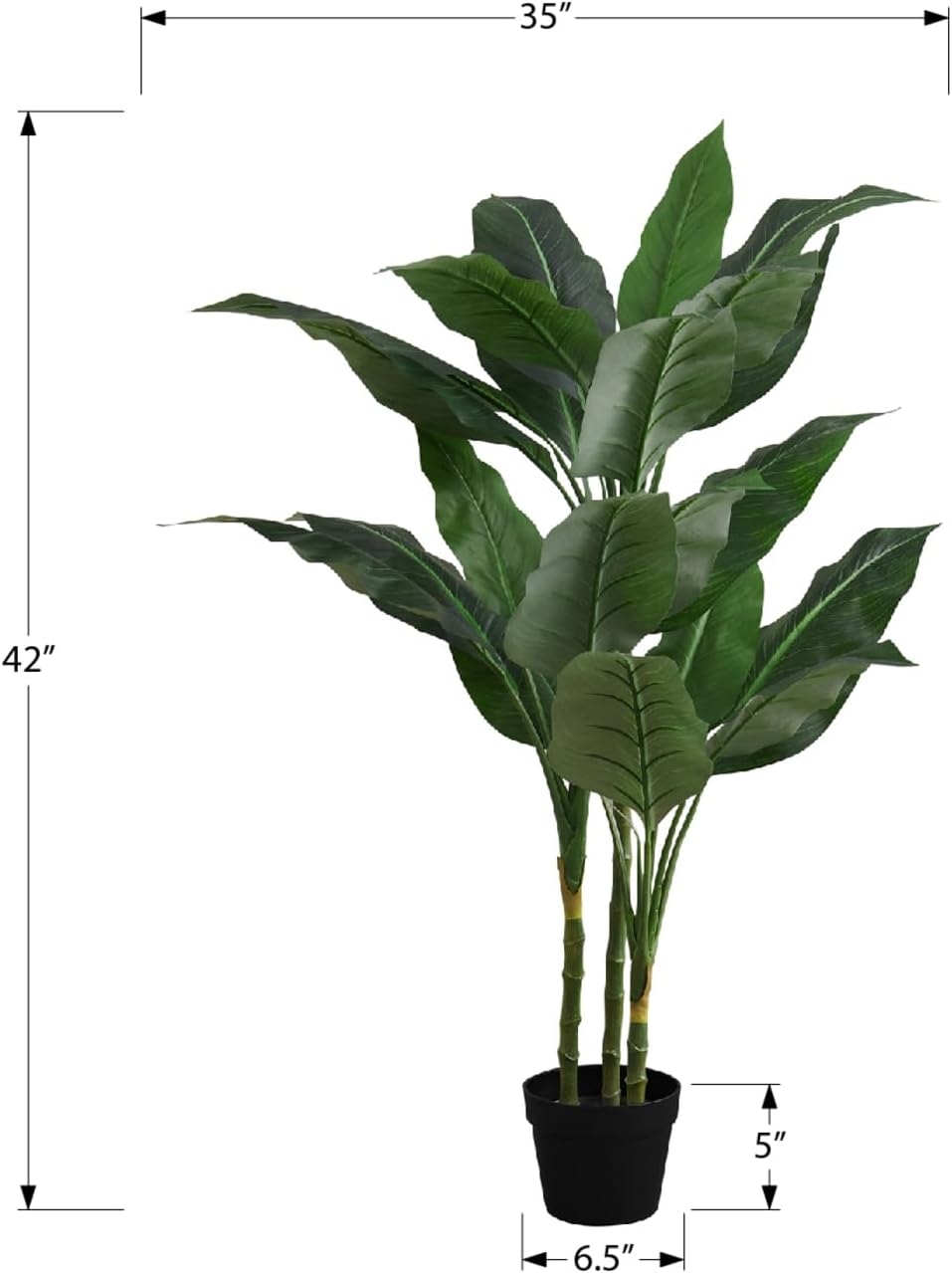 Monarch Specialties Artificial Evergreen Tree 42 Inch