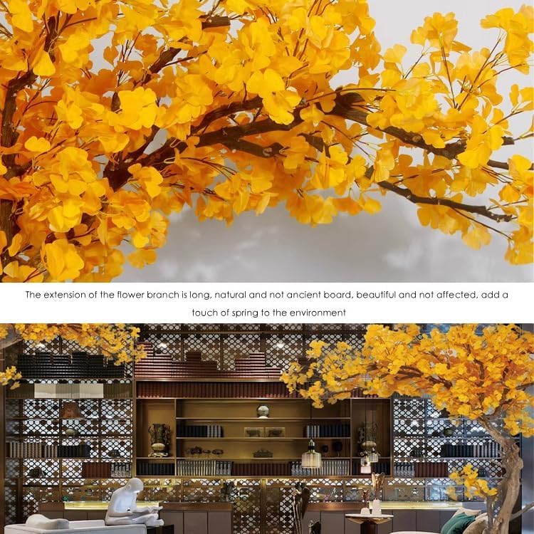 Large Simulated Ginkgo Tree 12m Artificial Fiberglass Decor Tree