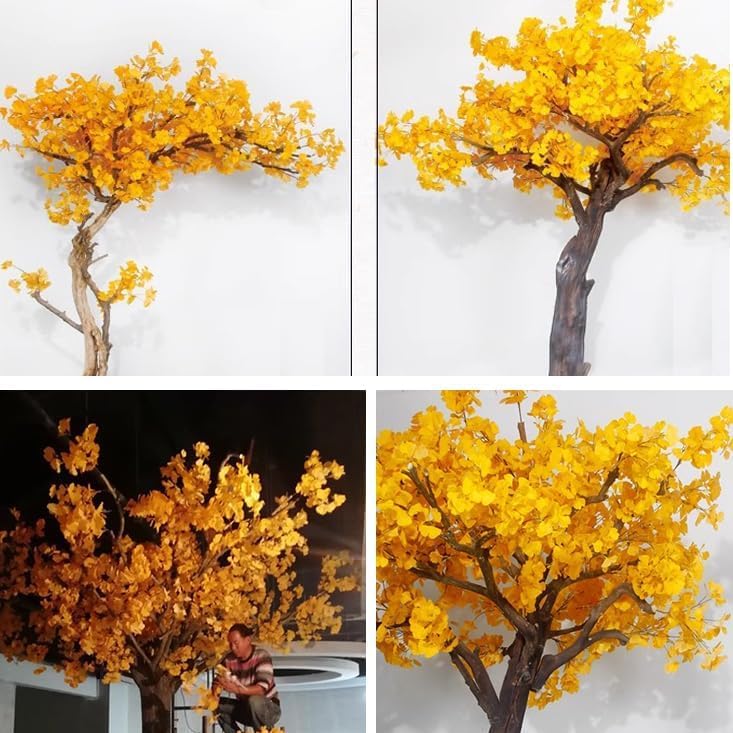 Large Simulated Ginkgo Tree 12m Artificial Fiberglass Decor Tree