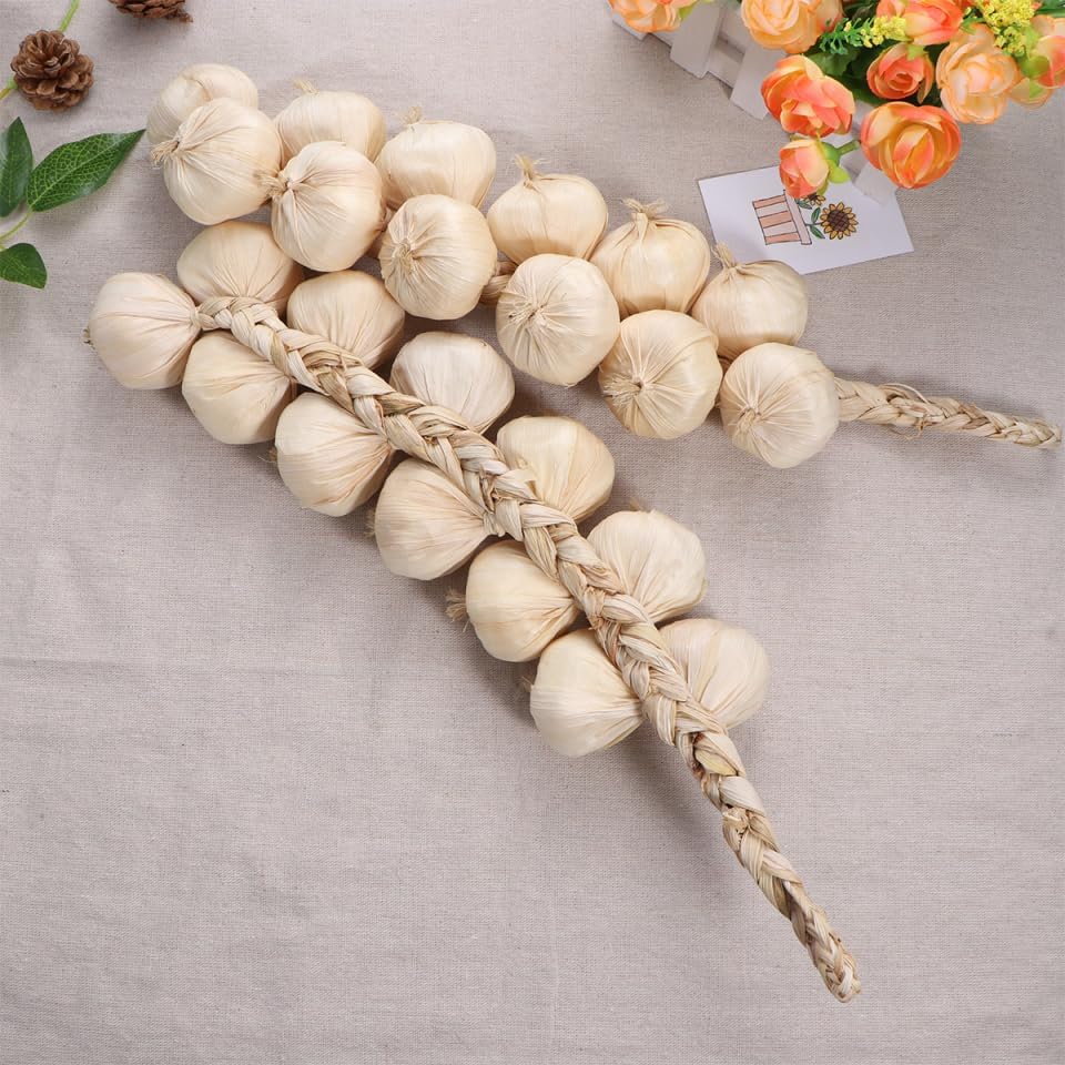 2pcs 20 Inch Artificial Garlic Strings for Halloween Decor