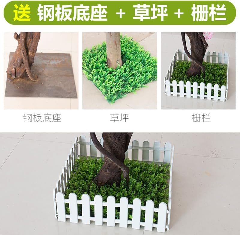 Faux Cherry Blossom Tree with Natural Wood Trunk 32ft