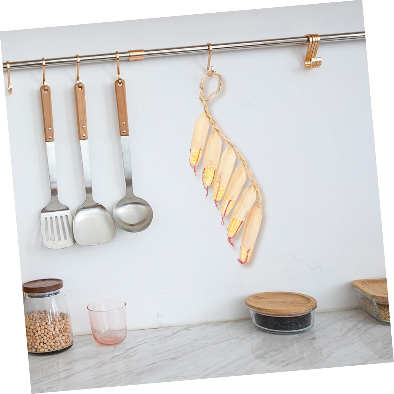 Gatuida 2pcs Artificial Corn Skewers Decor