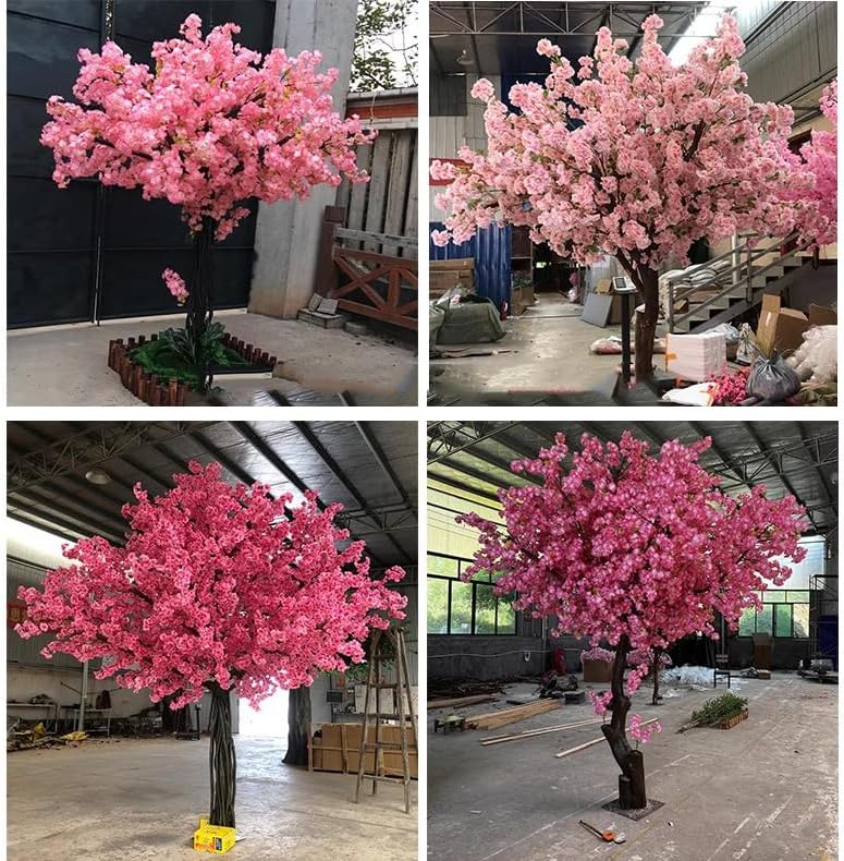 Artificial Pink Cherry Blossom Tree 1m x 08m