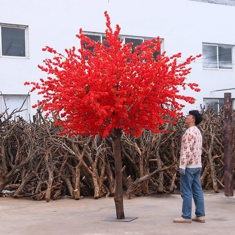 Fake Flower Cherry Blossom Tree 1mx08m Artificial Decor