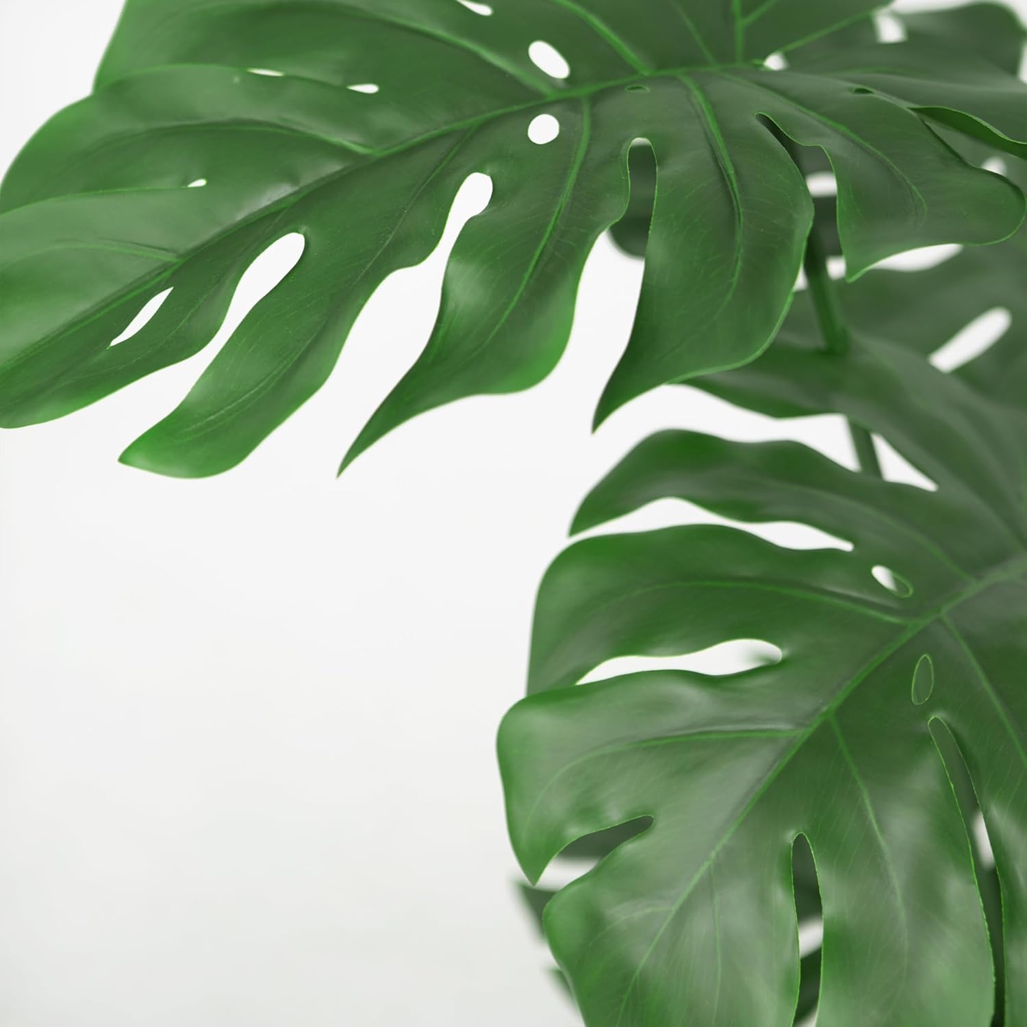 Saksun 35ft Artificial Monstera Deliciosa Plant with Pot